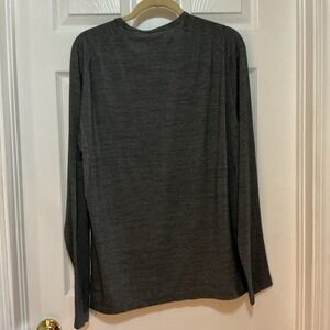 Mack Weldon Men Gray Heather Athletic Pullover L Baselayer